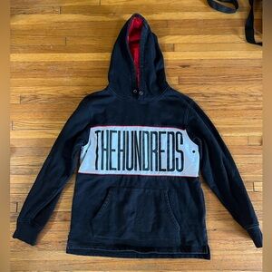 The Hundreds Black and Red Hoodie